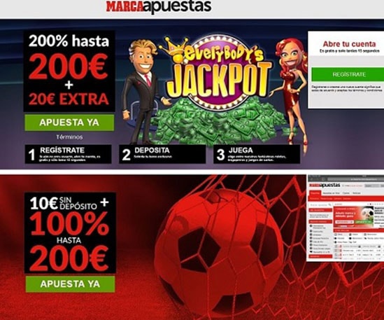 marca apuestas casino bonos