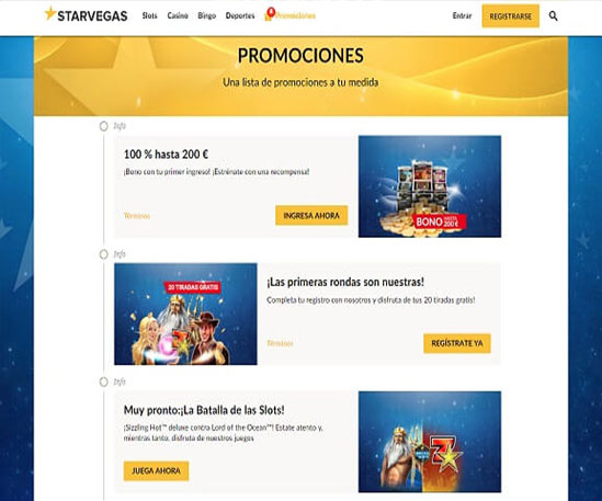 starvegas promociones